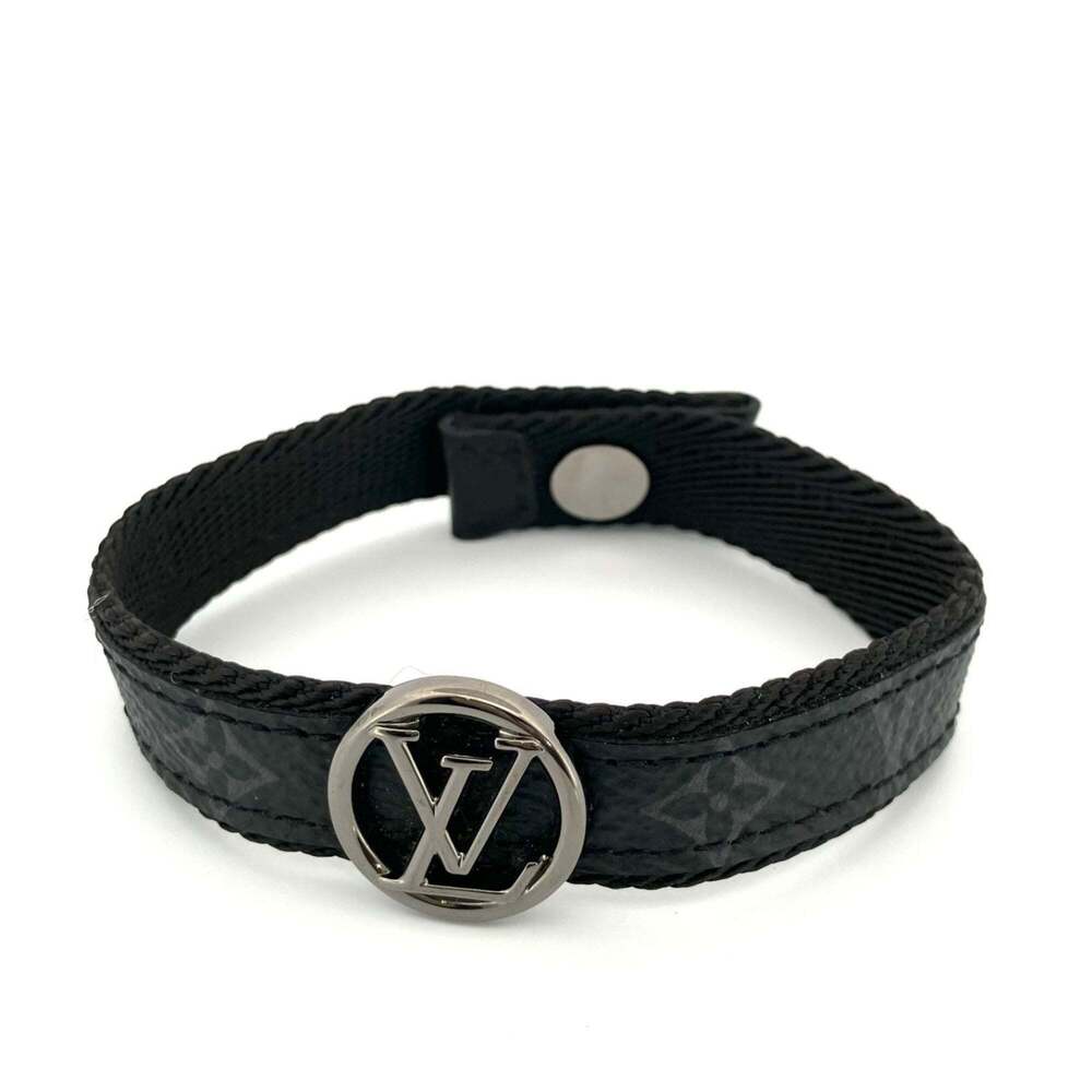 Louis Vuitton Monogram Eclipse Lv Circle Bracelet… - image 1